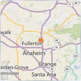 California State University Fullerton Location Map California State University Fullerton Location Map