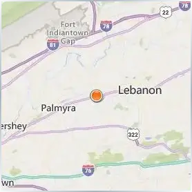 Lebanon Valley College Location Map Lebanon Valley College Location Map