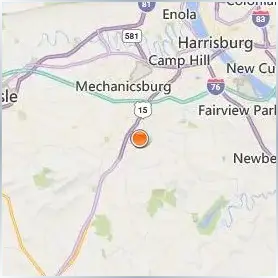 Messiah College Location Map Messiah College Location Map