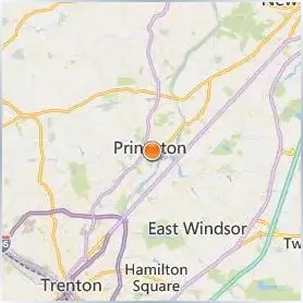 Princeton University Location Map Princeton University Location Map