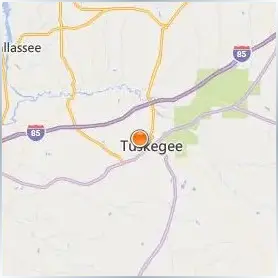 Tuskegee University Location Map Tuskegee University Location Map