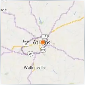 University of Georgia Location Map University of Georgia Location Map