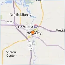 University of Iowa Location Map University of Iowa Location Map