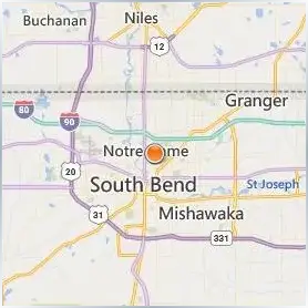 University of Notre Dame Location Map University of Notre Dame Location Map