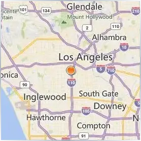 University of Southern California Location Map University of Southern California Location Map